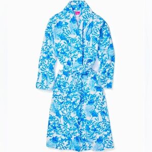 Lilly Pulitzer gwp terry bath robe new glisten in the sun